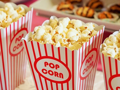 Popcorn in a container