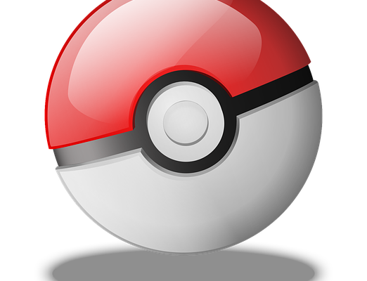 Red and white Poké Ball